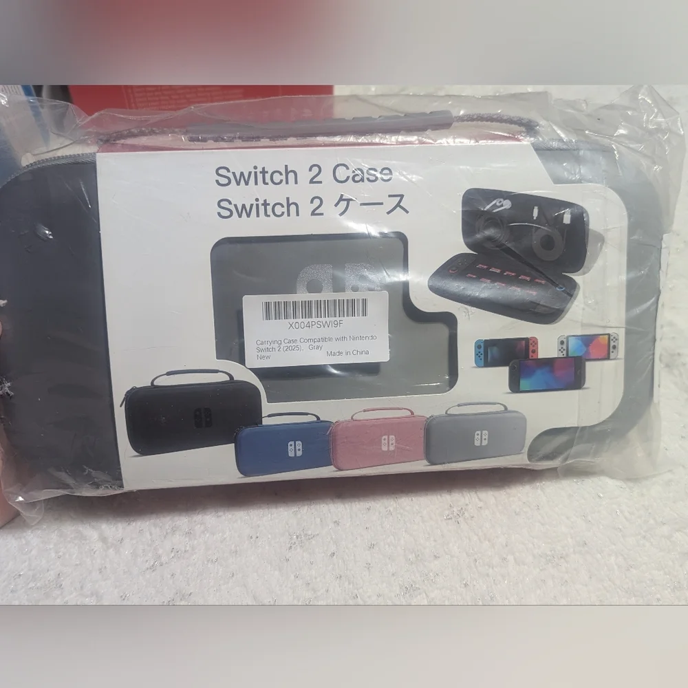 Nintendo Switch 2 Joy-Con Accessories Lot: Case (10 Slots)+Grip+4-Port Chargin